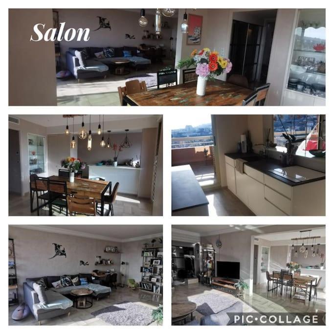 Appartement Nice Centre Vue Mer Avec Piscine Pour Famille, Couple D'Amis Pas De Groupes De Jeunes Autorises 外观 照片